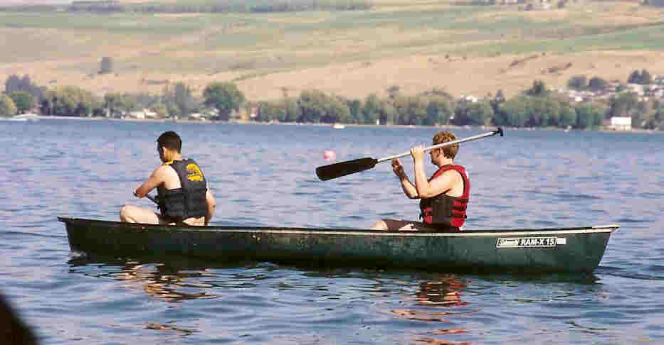 Paddling On The Lake