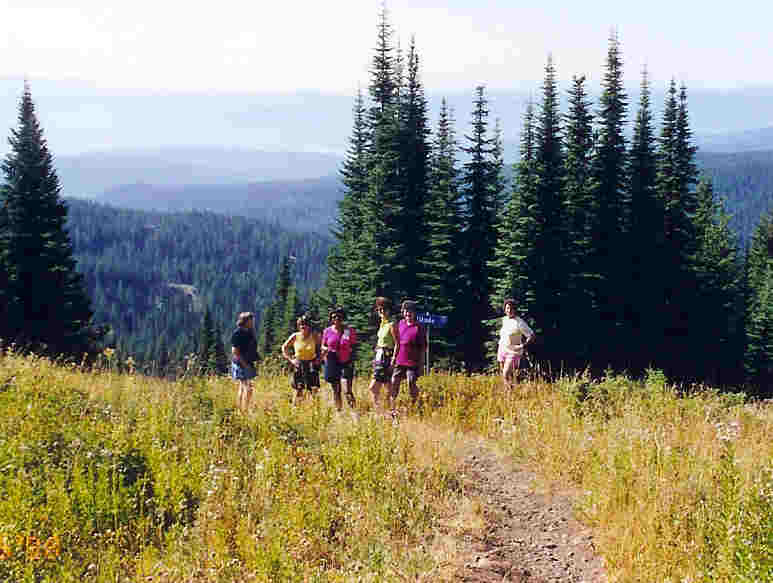 Hiking In The Mountains